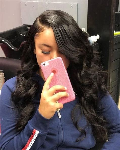 Pin By Farrah Harper On Hair Sew In Hairstyles Sew In Curls Curly Hair Sew In