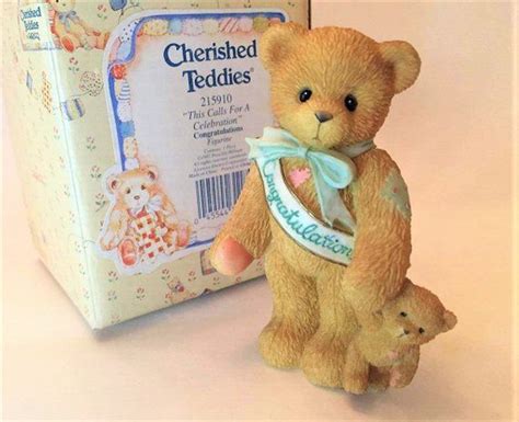 Cherished Teddies Congratulations Bear This Calls For Etsy In 2020