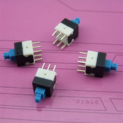 88mm Small Push Button Switch Blue Cap Micro Square Tact Switch