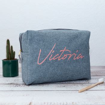 Personalised Signature Luxury Wash Bag By Love Lammie Co