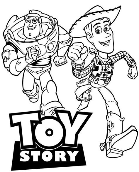 Toy Story Buzz Coloring Pages