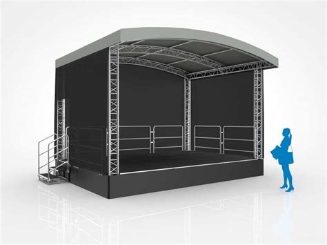 Meter X Meter Arc Roof Stage Hire Hire A Meter By Meter Stage For Your Event Great