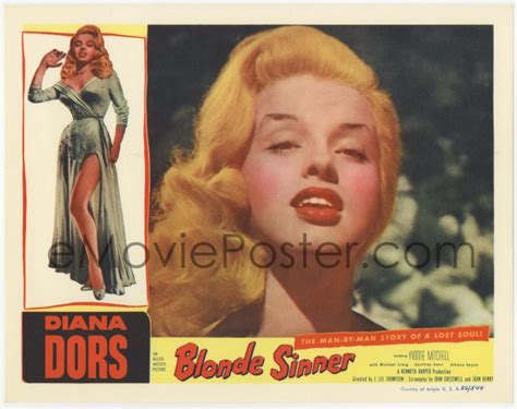 9k274 Blonde Sinner Lc 1956 Best Super Close Up Of