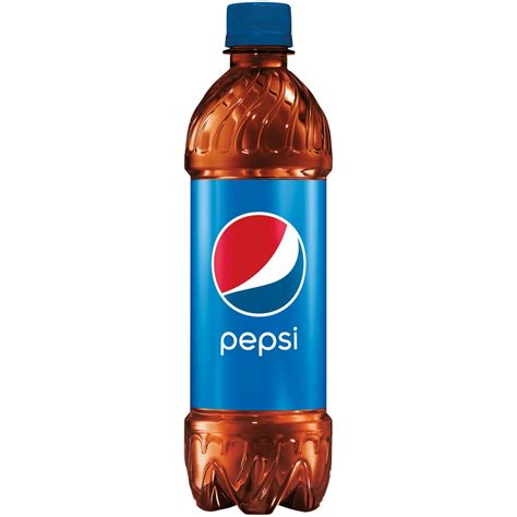 Pepsi Cola Soda 16 Fl Oz Plastic Bottle