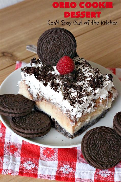 Oreo Cookie Dessert - Can't Stay Out of the Kitchen