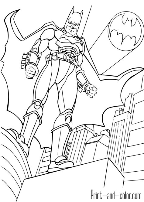 Batman And Robin Coloring Pages To Print