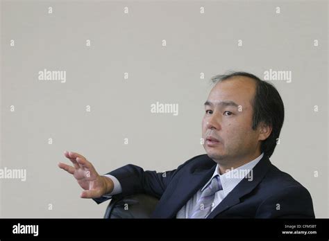 Masayoshi Son Ceo And President Of Softbank Corporation In Tokyo Japan