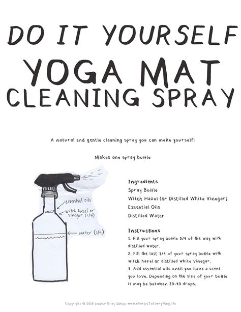 I have a confession to make. Yoga Mat Cleaning Spray Recipe | #AllergicToEverything® | Recipe | Yoga mat cleaner, Yoga mat ...