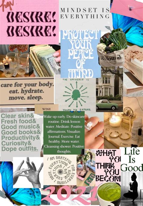 Vision Board 2021 In 2021 Aesthetic Iphone Wallpaper Art Collage