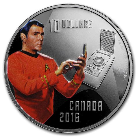 Buy 2016 Canada 12 Oz Silver Proof 10 Star Trek Scotty Apmex
