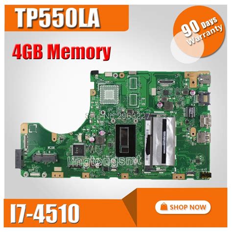 Tp550la Gm I7 4510 Cpu 4g Ram Motherboard For Asus Tp550l Tp550lj