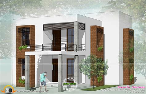 2 House Exteriors In 2d Kerala Home Design And Floor Plans 9k