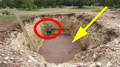 This Guy Dug A Huge Hole In His Backyard What He Created Will Amaze