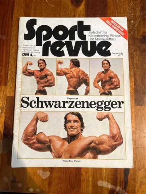 Sport Revue Bodybuilding Muscle Magazine Arnold Schwarzenegger 9 77