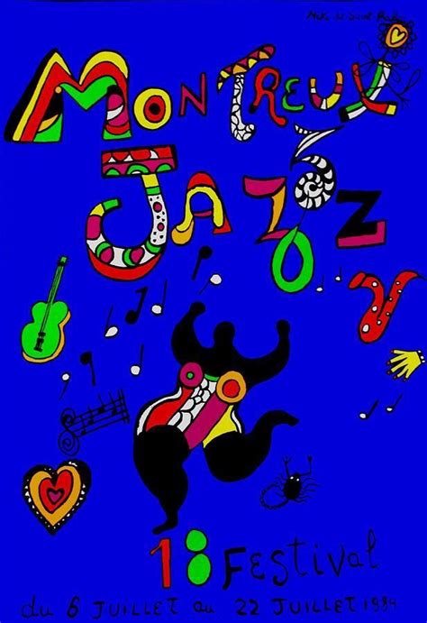 Xxi montreux jazz festival lithographic poster by francois boisrond 1987. aaaaarte on in 2020 | Jazz poster, Jazz festival, Festival ...
