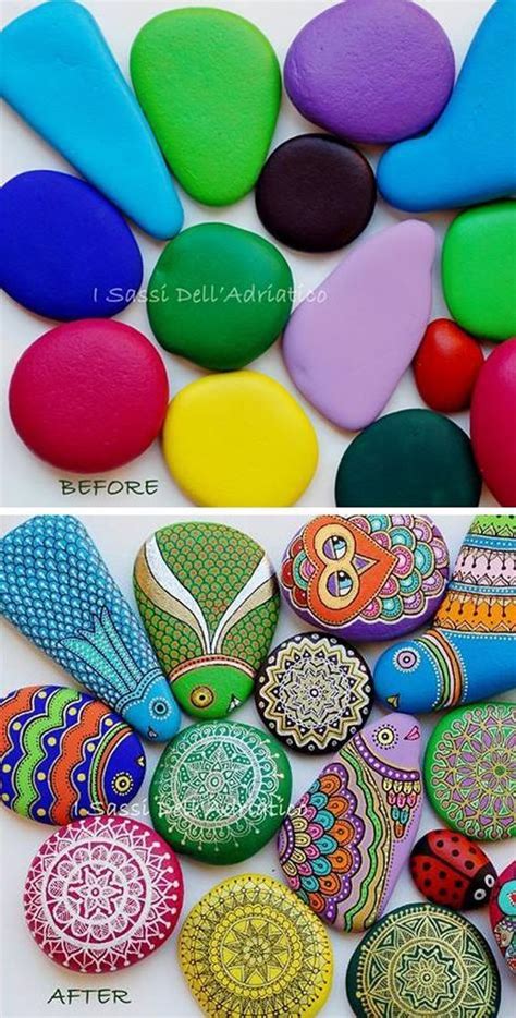 How To Paint Stones With A Sharpie Big Diy Ideas Diy Sharpie Crafts