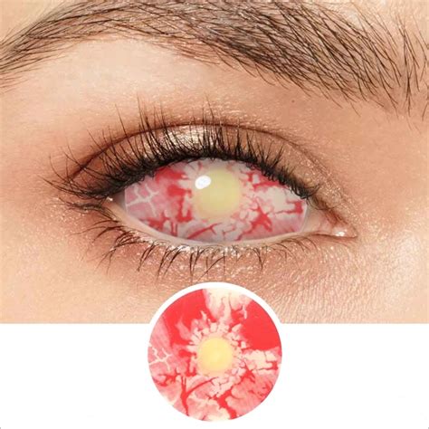 Pseyeche 22mm Halloween Sclera Contact Lens For Cosplay Sclera Contact