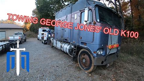 Towing A 1982 Kenworth K100 Previously Used By George Jones Youtube
