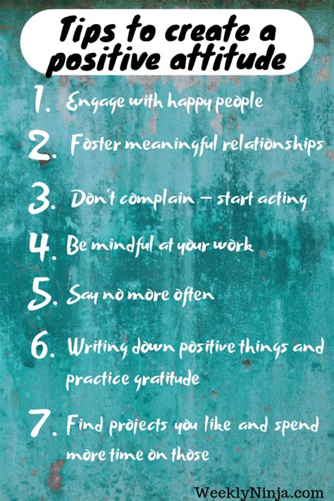Tips To Create A Positive Attitude Positive Attitude Positivity