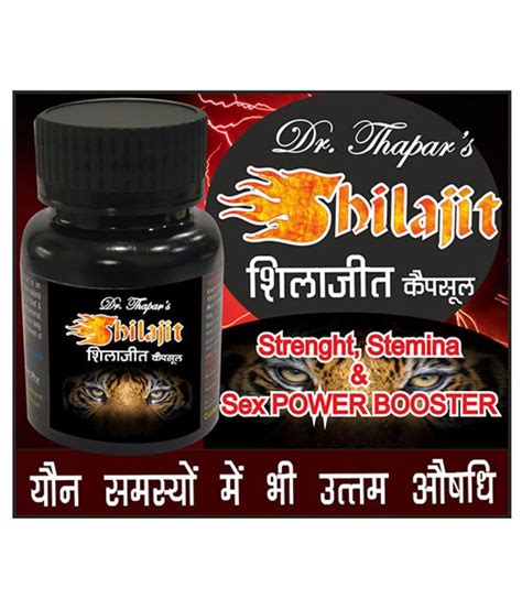 Dr Thapars Shilajit For Strength Stemina And Sex Power Booster 60