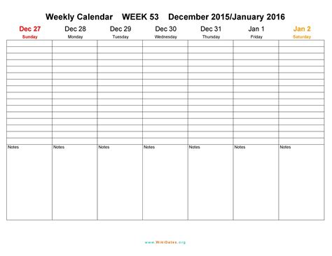 26 Blank Weekly Calendar Templates Pdf Excel Word Templatelab Weekly