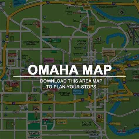 Omaha Visitors Guide Download Free Tourism Maps And Guides Omaha Map Omaha Nebraska Omaha