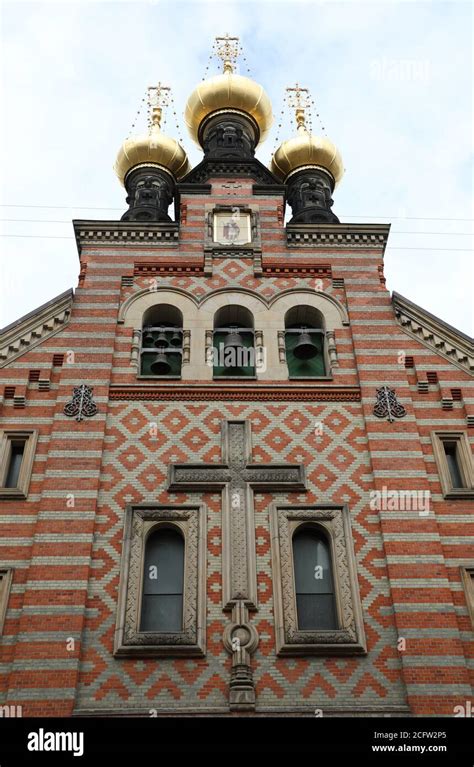 Russian Orthodox Alexander Nevsky Church In Copenhagen Stock Photo Alamy