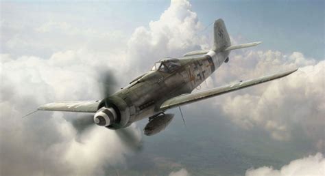Focke Wulf Fw 190 D9 Aircraft Art Aviation Art Aircraft Painting