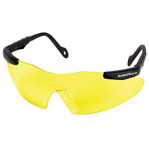 smith and wesson magnum® 3g scratch resistant safety glasses yellow lens color 2lac3 19826