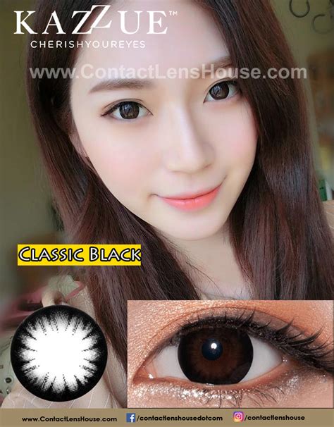 Classic Black Colored Contacts Lens