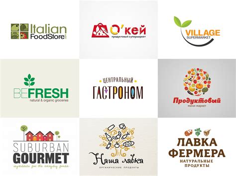 Beat out your competitors with a brandable brand name… Food Store Name: Original Examples & Tips | Logaster