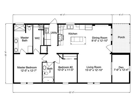 Cottage Farmhouse Ls28522j Manufactured Home Floor Plan Or Modular