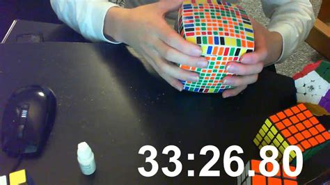 11x11x11 Rubiks Cube Solving 55m1947s Youtube