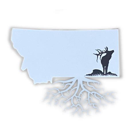 Mt Roots Outdoor Collection Decals My Montana Roots