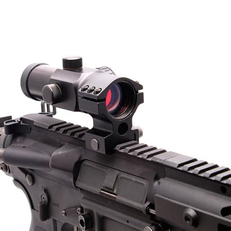 Ar 15 Illuminated 1x30 Red Dot Scope Sight With 30mm Or 1 Inch Red Dot