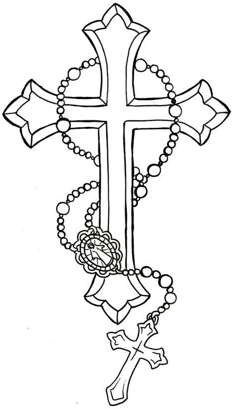 Vector banners with colorful roses, lisianthus and anemone flowers. Rosary Coloring Pages - Best Coloring Pages For Kids