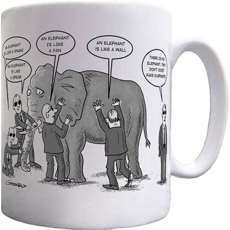 Fake Elephant Ceramic Mug Redmolotov