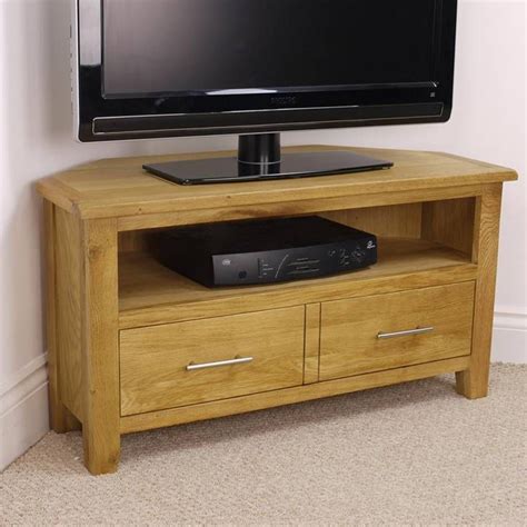 Top 15 Of Corner Oak Tv Stands