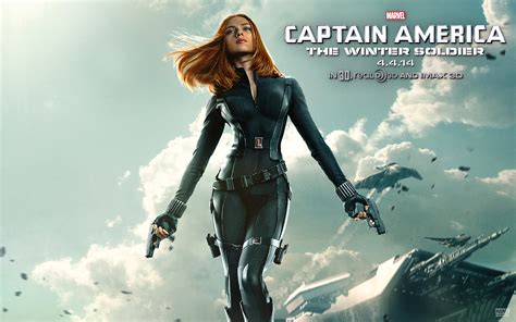 Scarlett Johansson As Black Widow Captain America The Winter Soldier