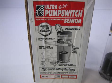 Ultra Safety Systems New Ultra Bilge Pump Switch Senior Uss Ups