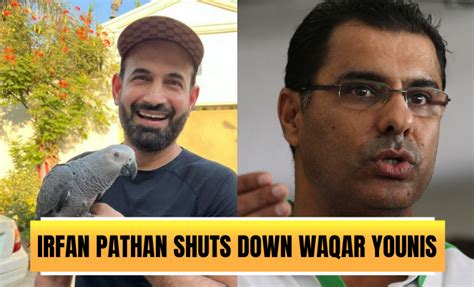 Thats A Fitting Reply Fans Praise Irfan Pathan For His Savage Reply To Waqar Younis