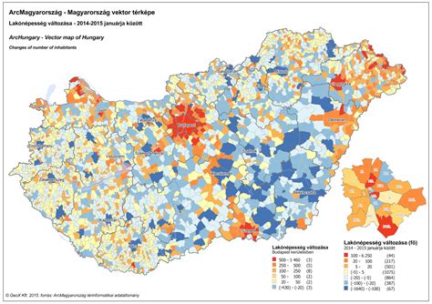 Magyarország vasúti személyszállítási térképe railway passenger transport map of hungary ArcMagyarország térkép új népesség adatokkal | GeoX