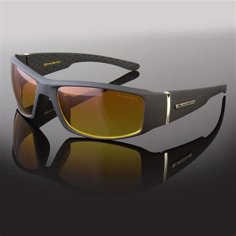 Sport Wrap Hd Night Driving Vision Hd Sunglasses Orange High Definition