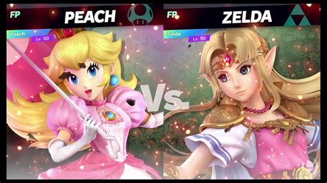 Super Smash Bros Ultimate Amiibo Fights Request 2028 Peach Vs Zelda Youtube