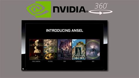 Nvidia Ansel 360 Screenshot Capture For Geforce Gtx Gamers