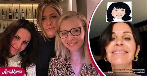 courteney cox shares video of herself trying out viral friends instagram filter