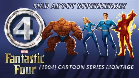 Fantastic Four 1994 Cartoon Series Montage Youtube