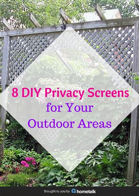 Can you fence your own yard. 8 DIY Privacy Screens for Your Outdoor Areas | Hometalk