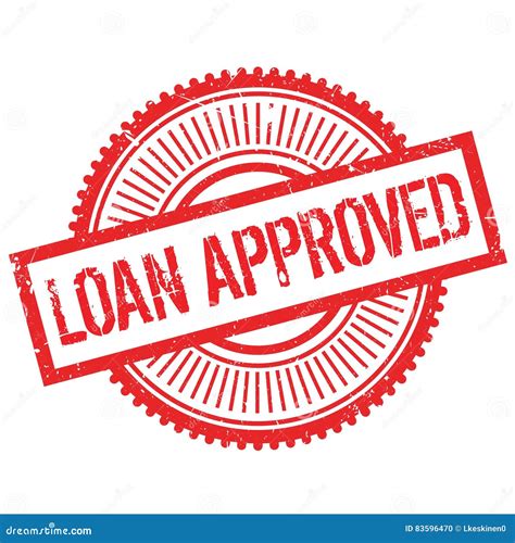 Loan Approved Stamp Stock Illustration Illustration Of Sign 83596470