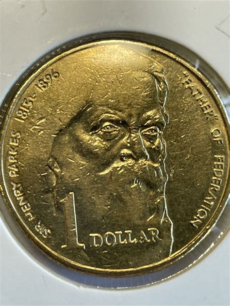 Australia 1996 1 Coin 💰father Of Federation Sir Henry Parkes X 1 Pcs